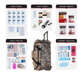 1 Person Comfort Survival Kit, Rolling Bag, Camo