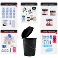 2 Person Essential Survival Kit, Bucket and Lid