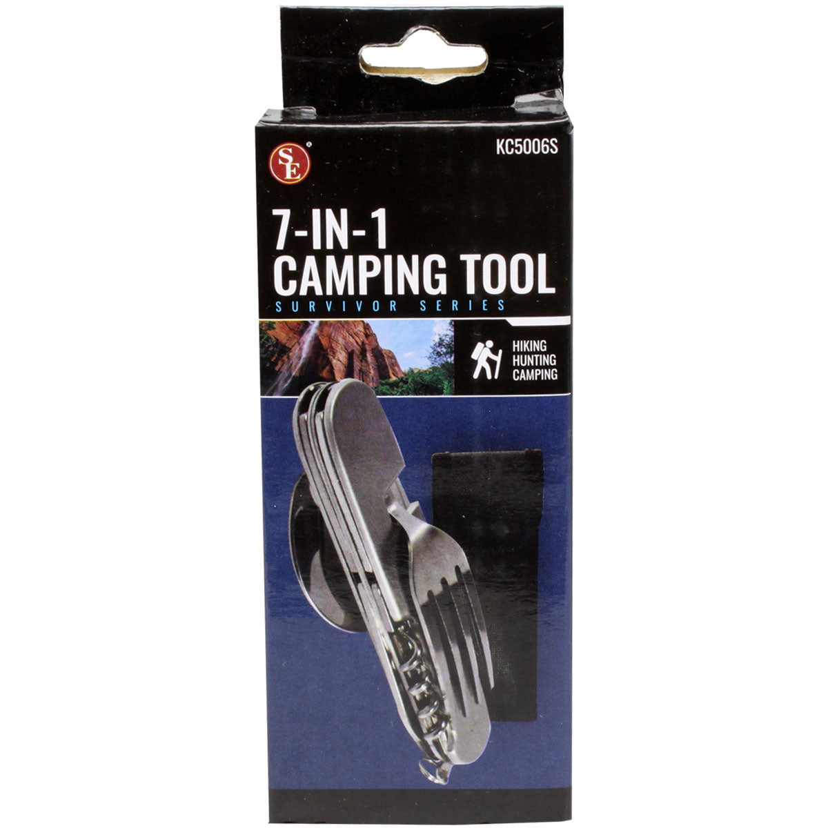Knife/ Fork / Spoon Combo Utility Tool with Can & Bottle Opener